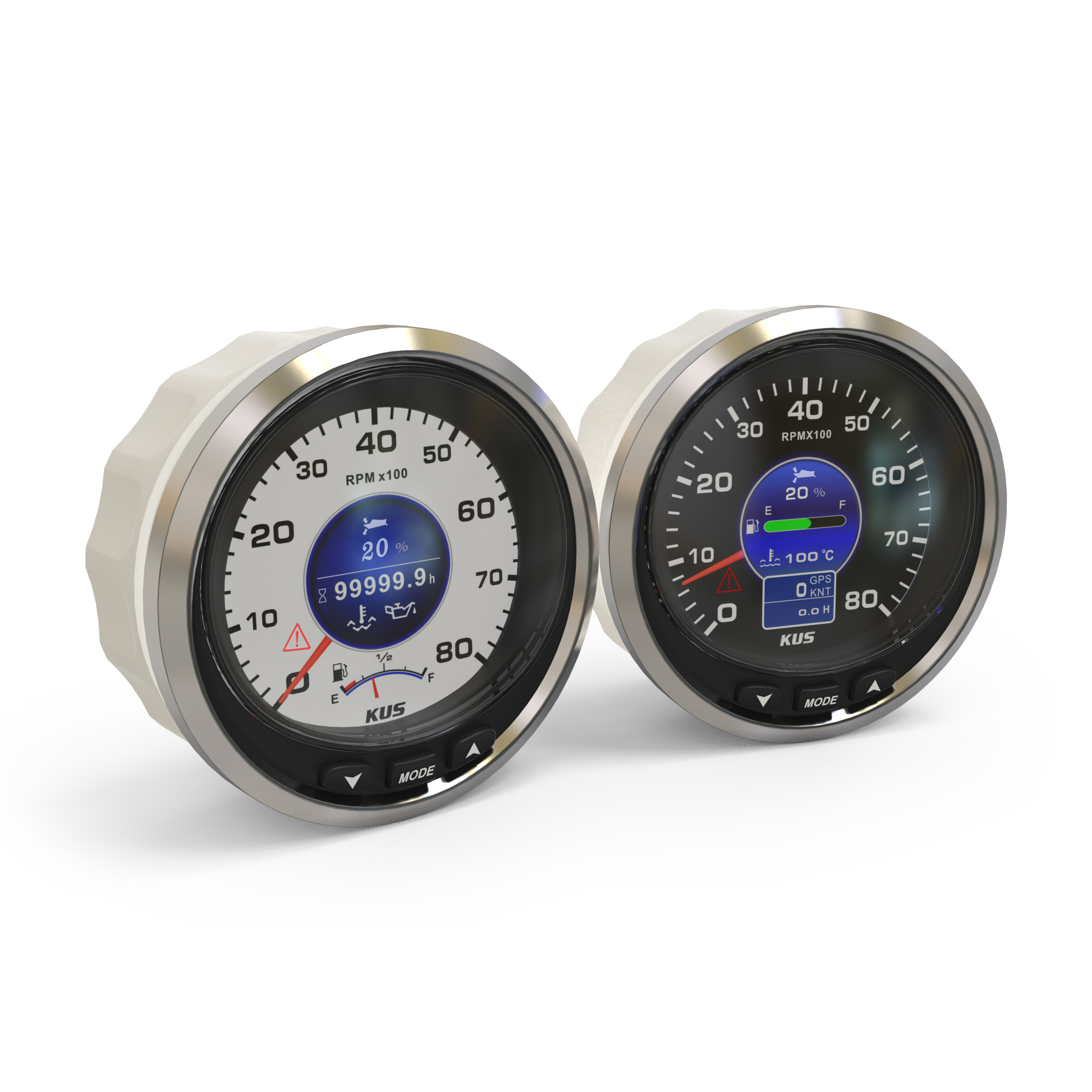 multi-functional LCD instrument gauges