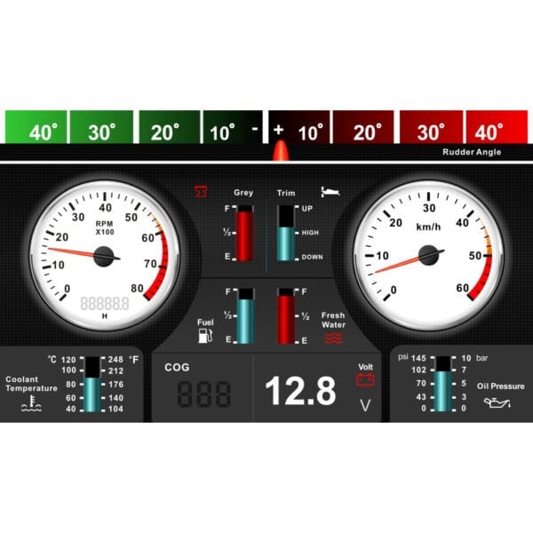 KMB-70 | Marine Integrated Data Monitor | KUS Americas, Inc.