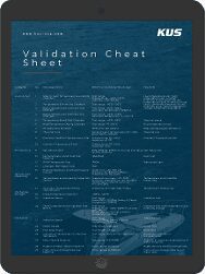 Validation Cheat Sheet